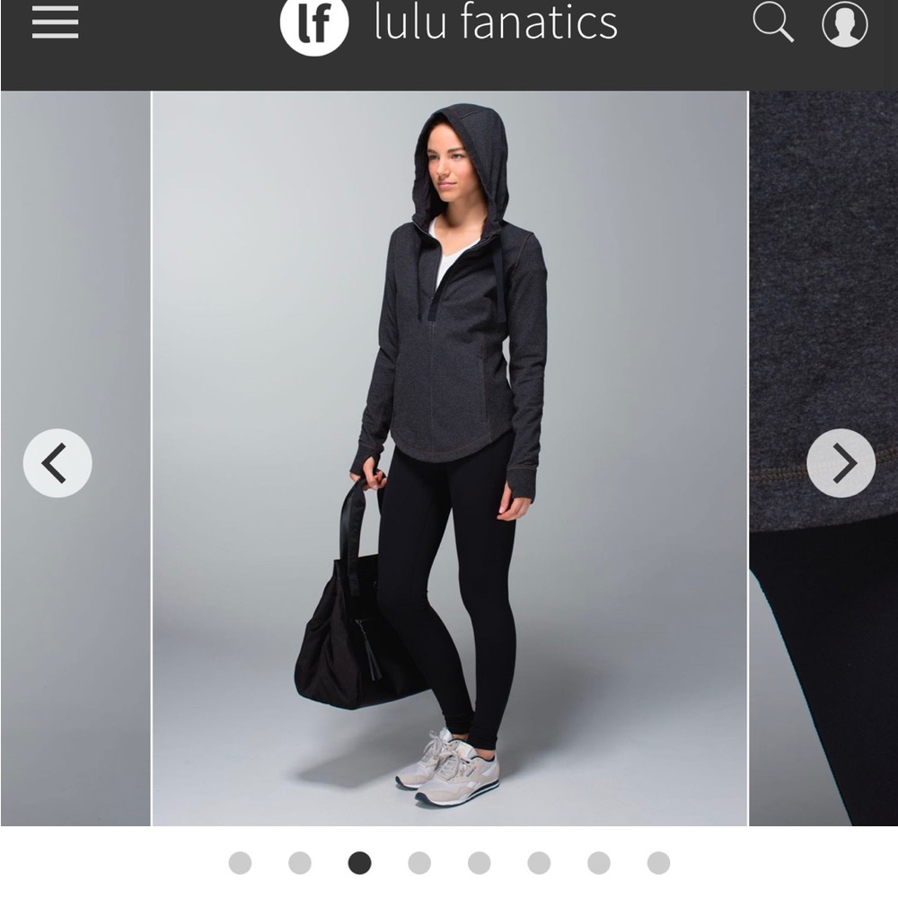 Lululemon Post Sweat Pullover Hoodie size 6 can fit 8 EUC - Picture 3 of 7